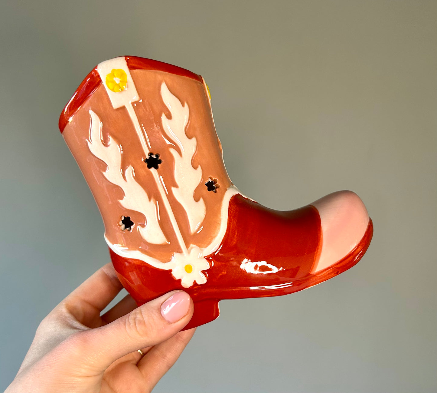 Cowboy Boot Wax Burner