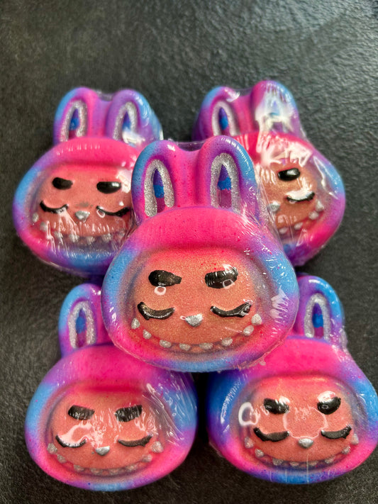 Lab bu blue and pink