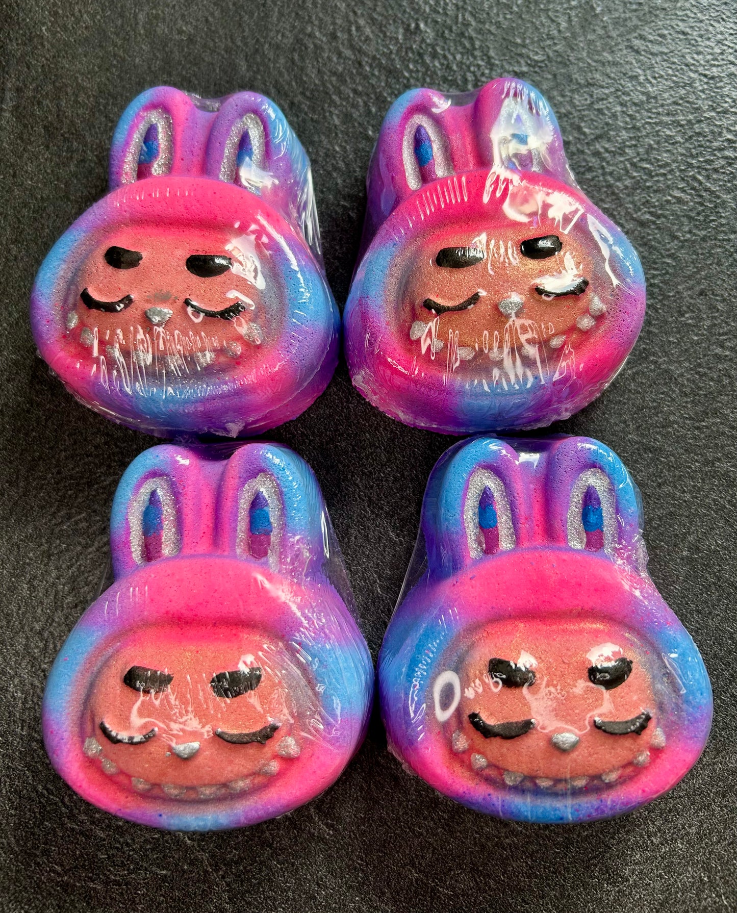 Lab bu blue and pink