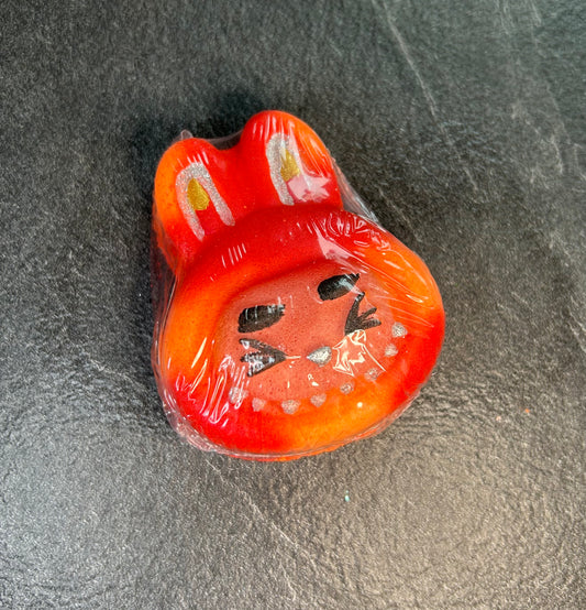 Lab bu Bath Bomb Red and Orange